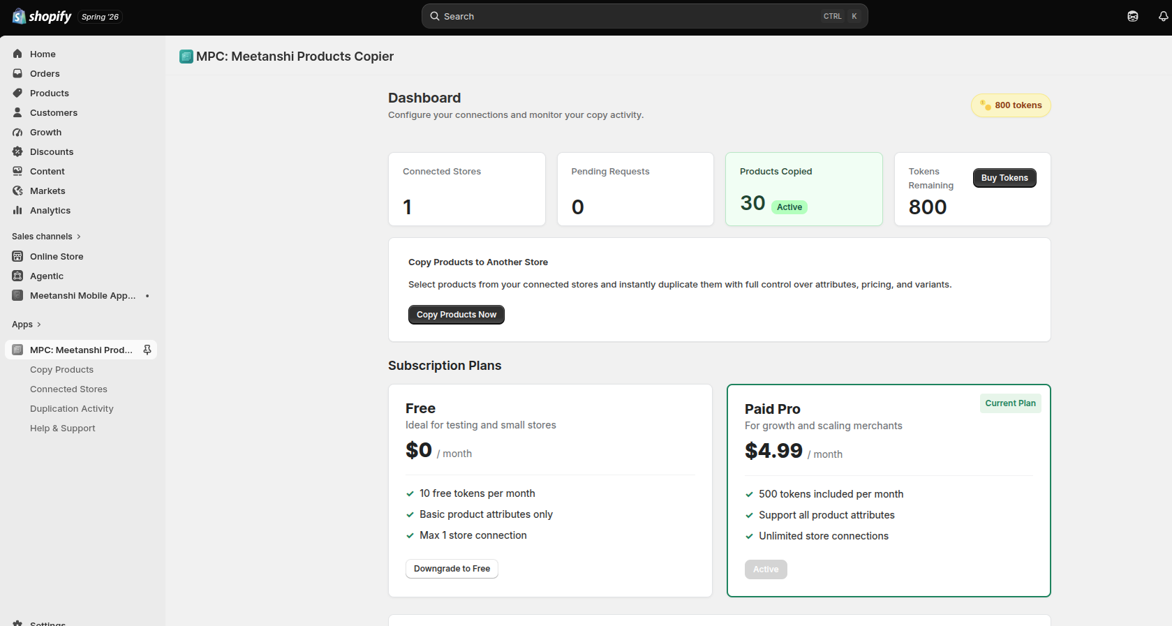 MPC DashBoard